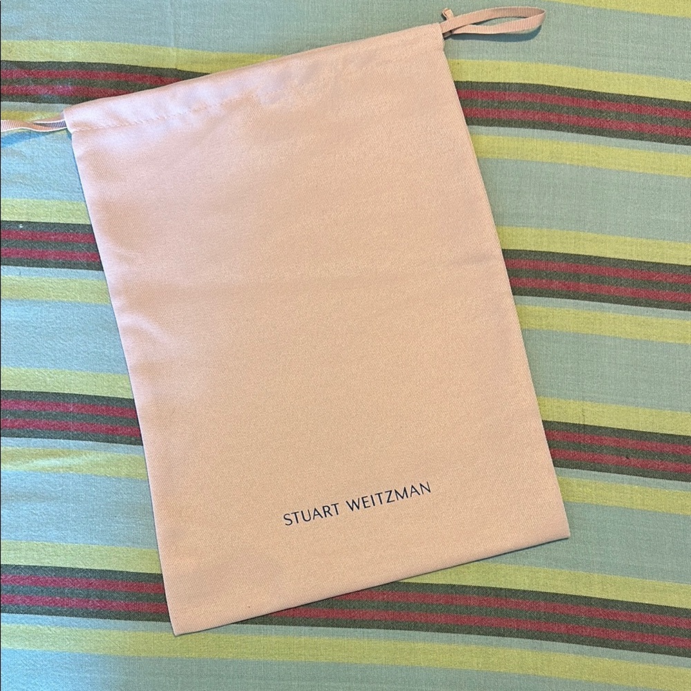 Stuart Weitzman Pink Dust Shoe Bag
